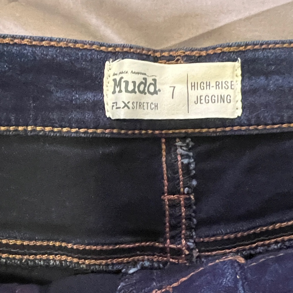 Mudd Blue Denim High Rise Jeggings Jeans - Picture 11 of 13
